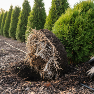 System korzeniowy tui: jak go wzmocnić i prawidłowo pielęgnować
